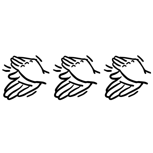 👏👏👏 Emoji Domain black and white Symbola rendering